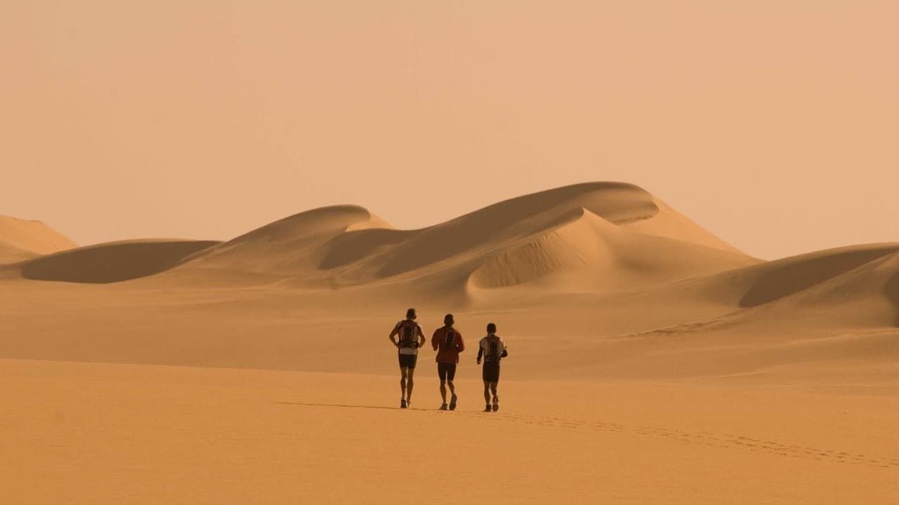 Cubierta de Running the Sahara