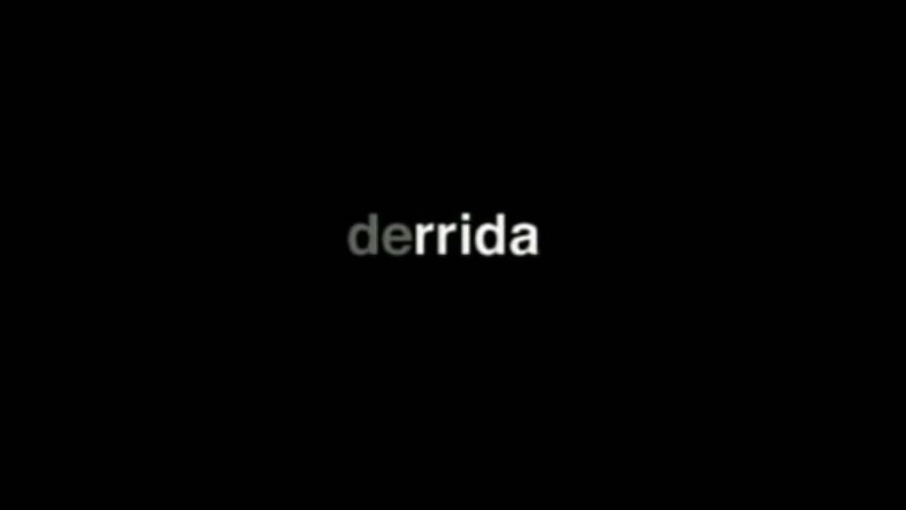 Cubierta de Derrida