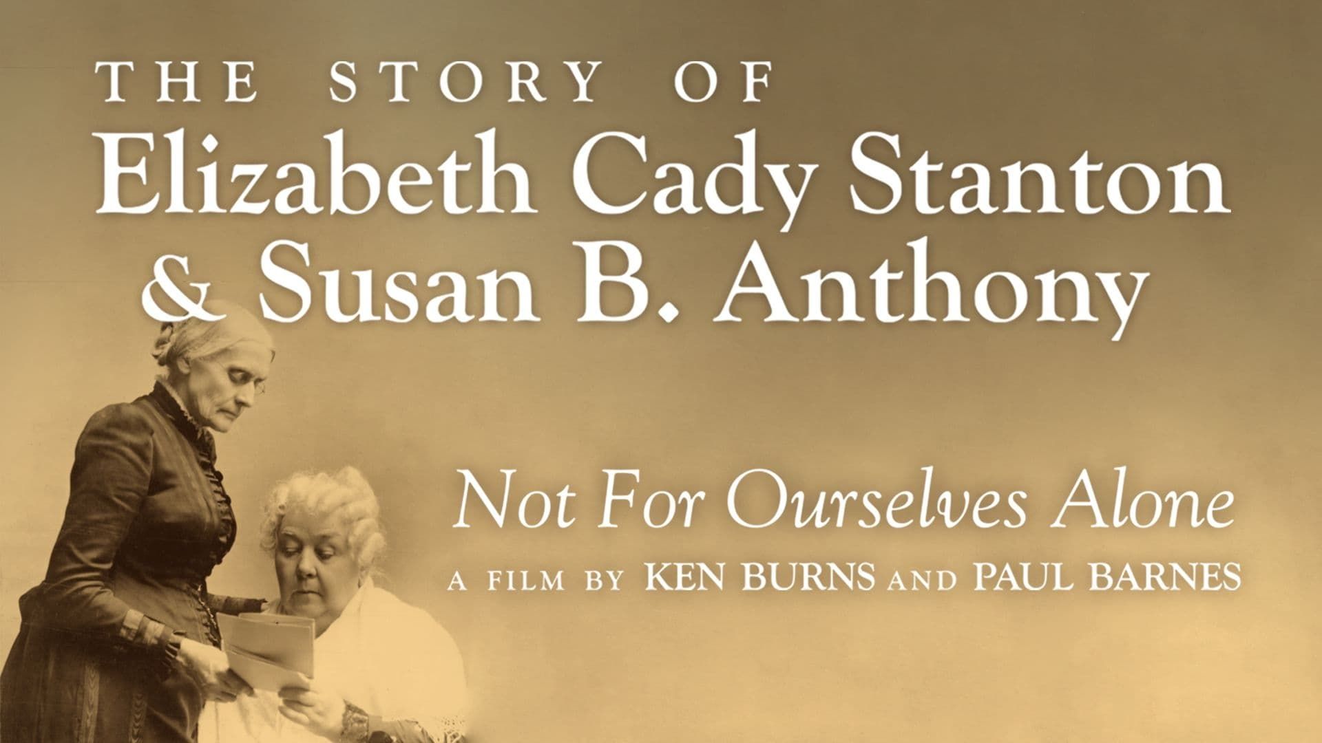 Cubierta de Not for Ourselves Alone: The Story of Elizabeth Cady Stanton & Susan B. Anthony