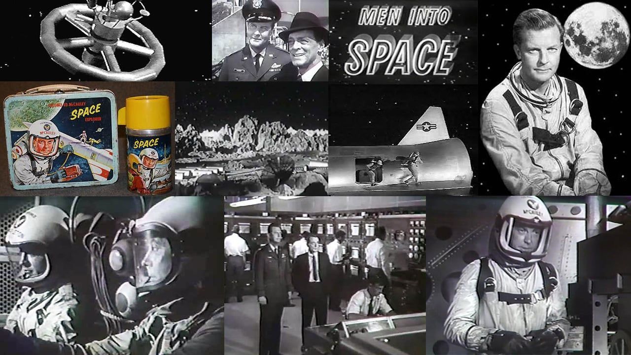 Cubierta de Men Into Space