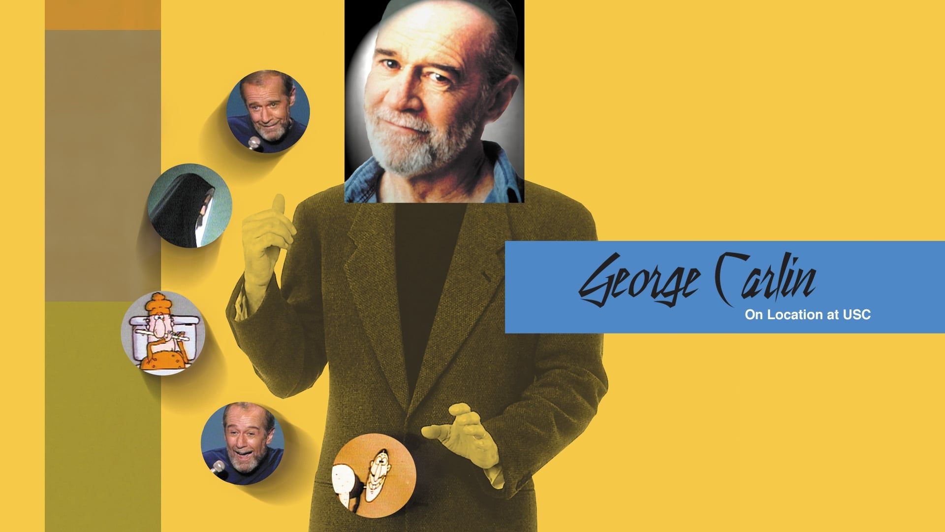 Cubierta de On Location: George Carlin at USC