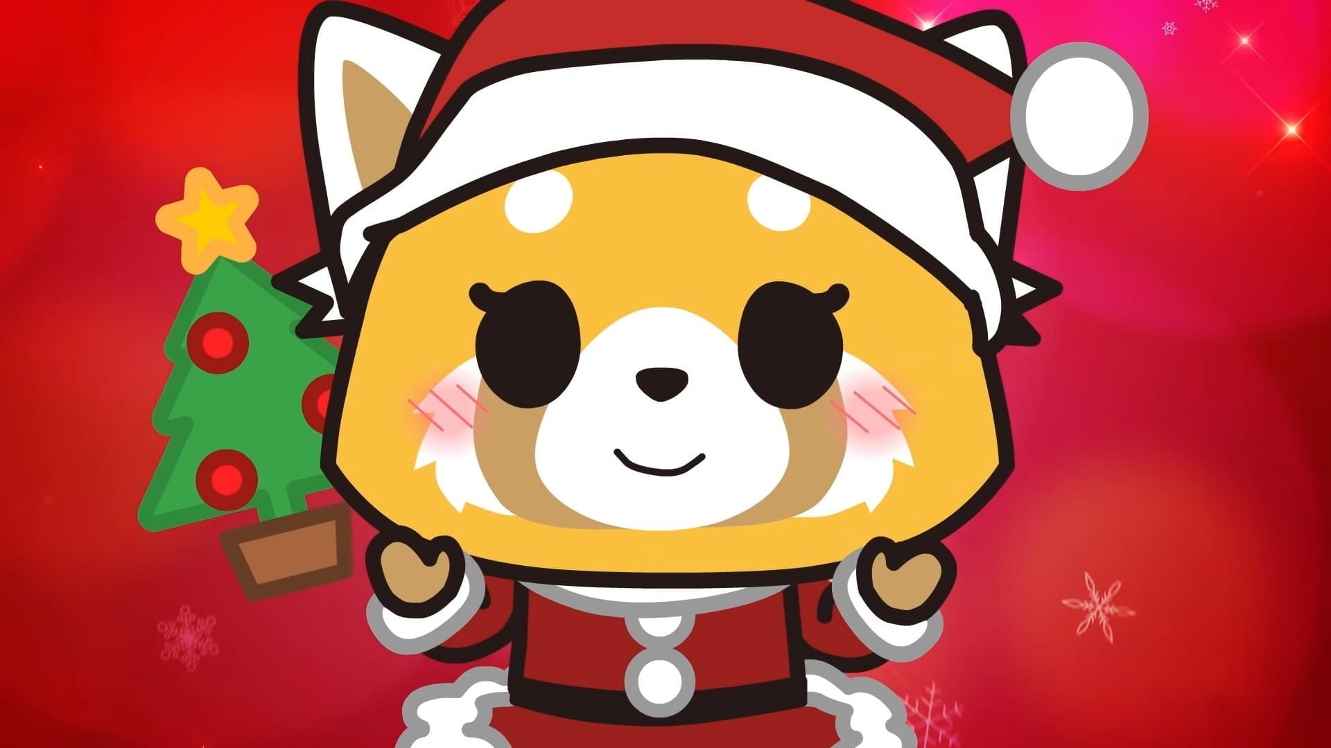 Cubierta de Aggretsuko: Feliz Navidad y próspero heavy metal