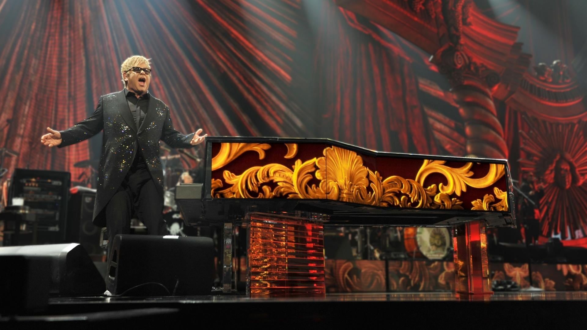 Cubierta de Elton John: The Million Dollar Piano