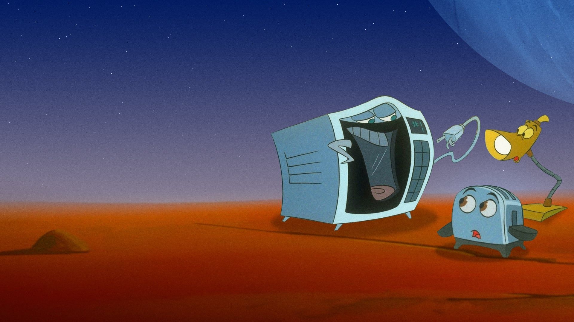 Cubierta de La tostadora valiente va a Marte