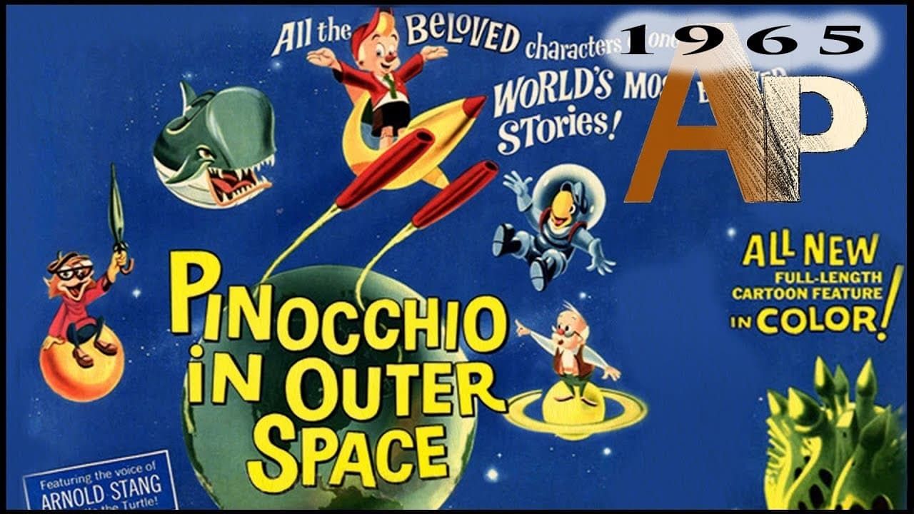Cubierta de Pinocho y la ballena del espacio