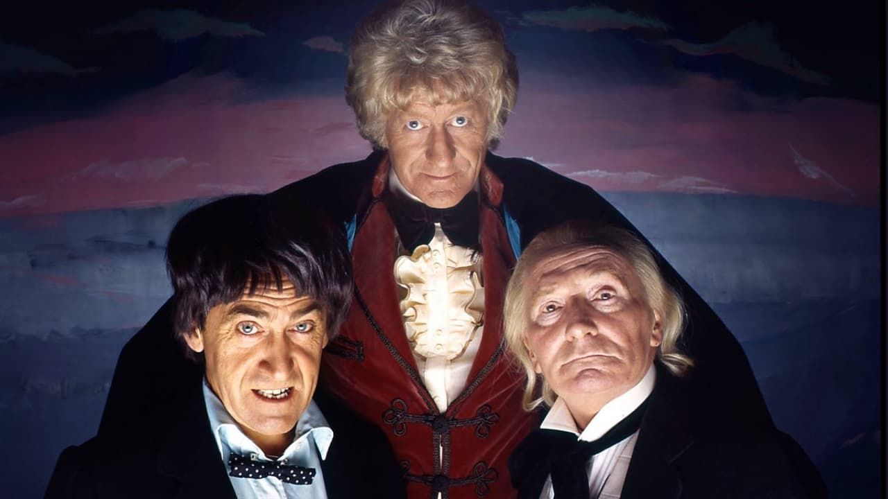 Cubierta de Doctor Who: The Three Doctors