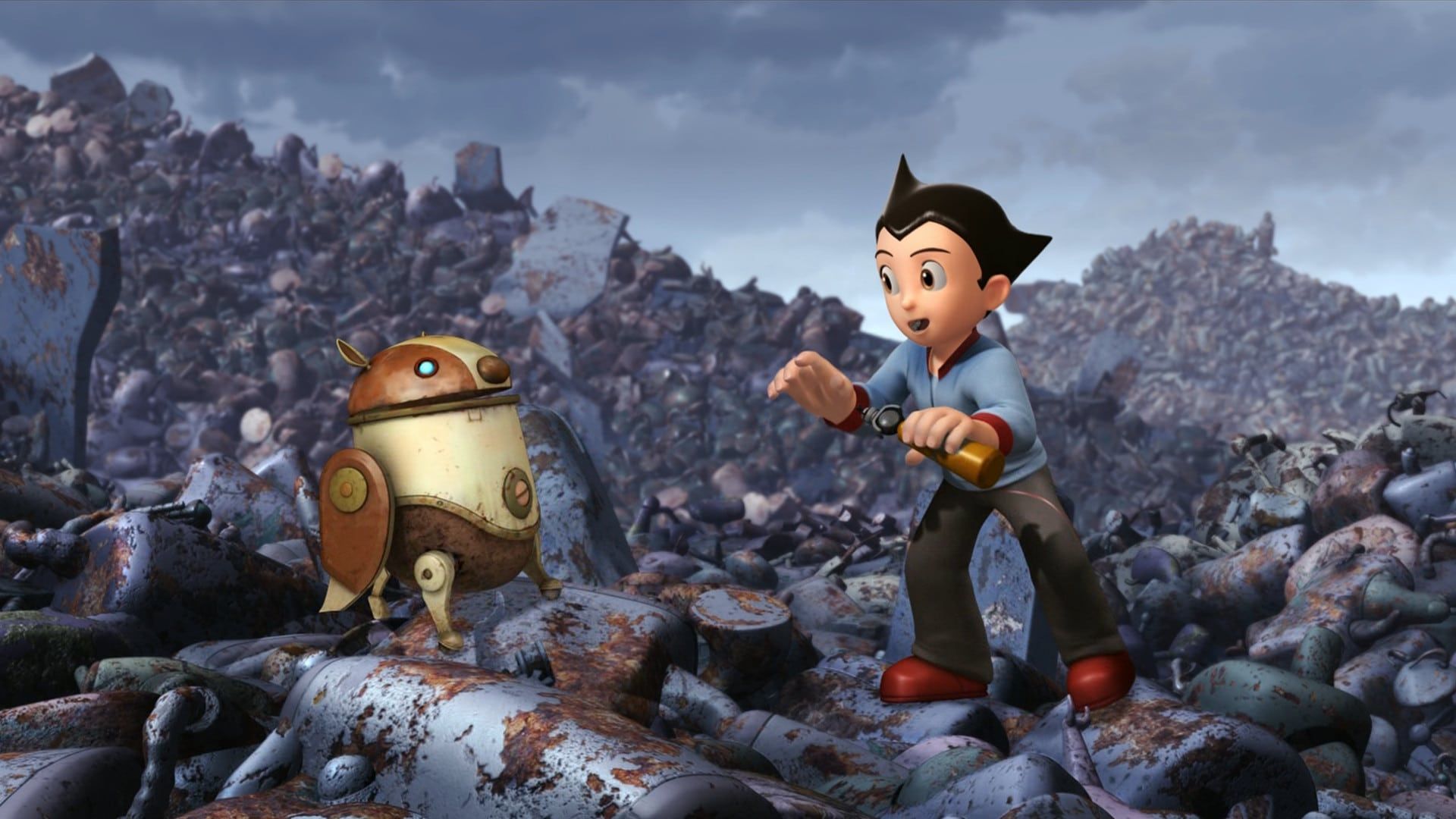 Cubierta de Astro Boy vs. The Junkyard Pirates