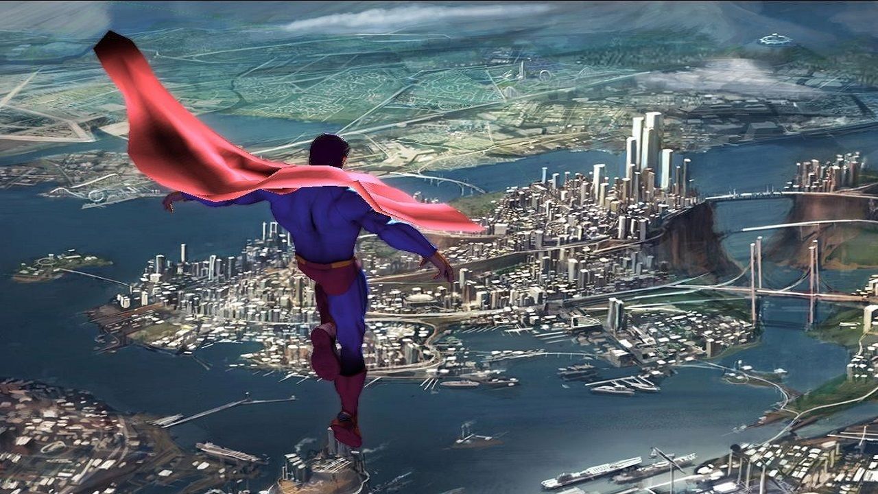 Cubierta de La increíble historia de Superman: ¡Mira al cielo!