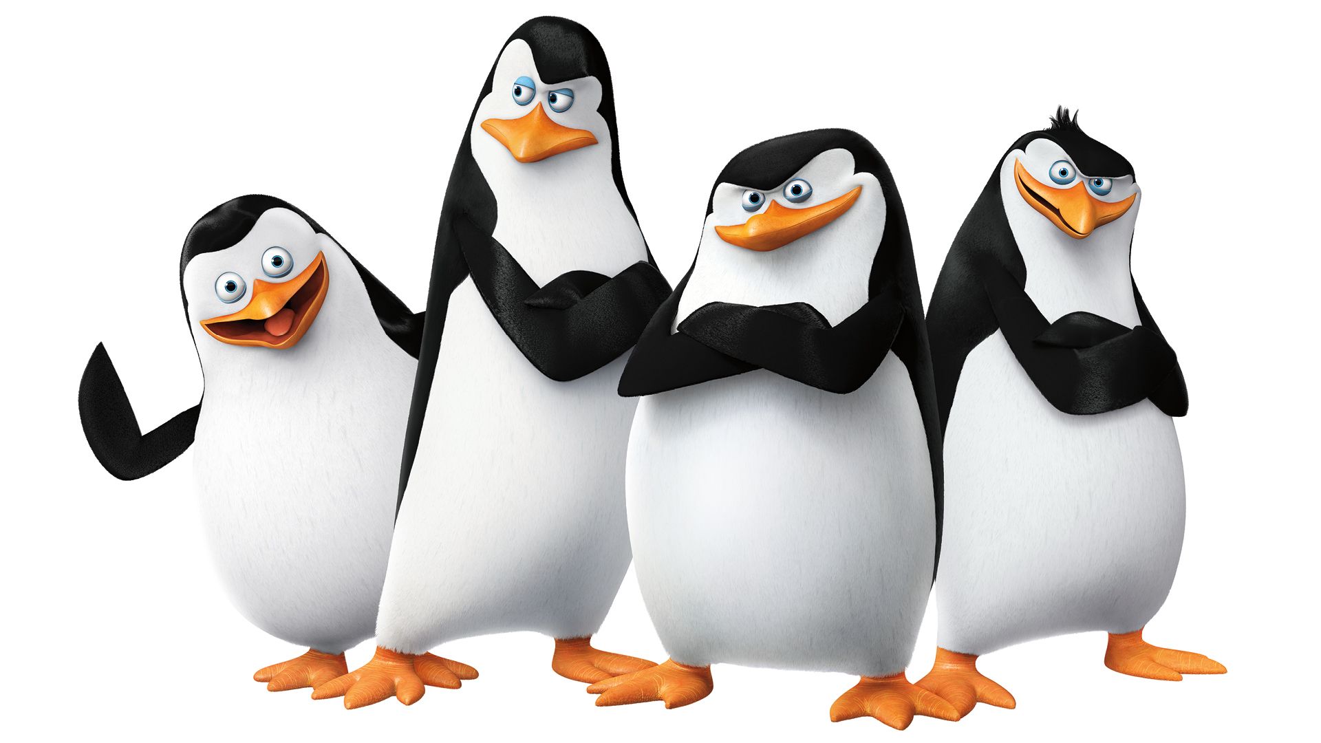 Cubierta de Los pingüinos de Madagascar