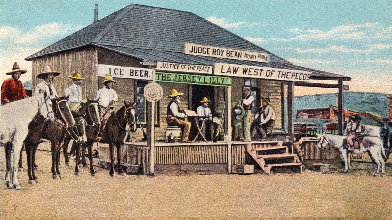 Cubierta de Judge Roy Bean