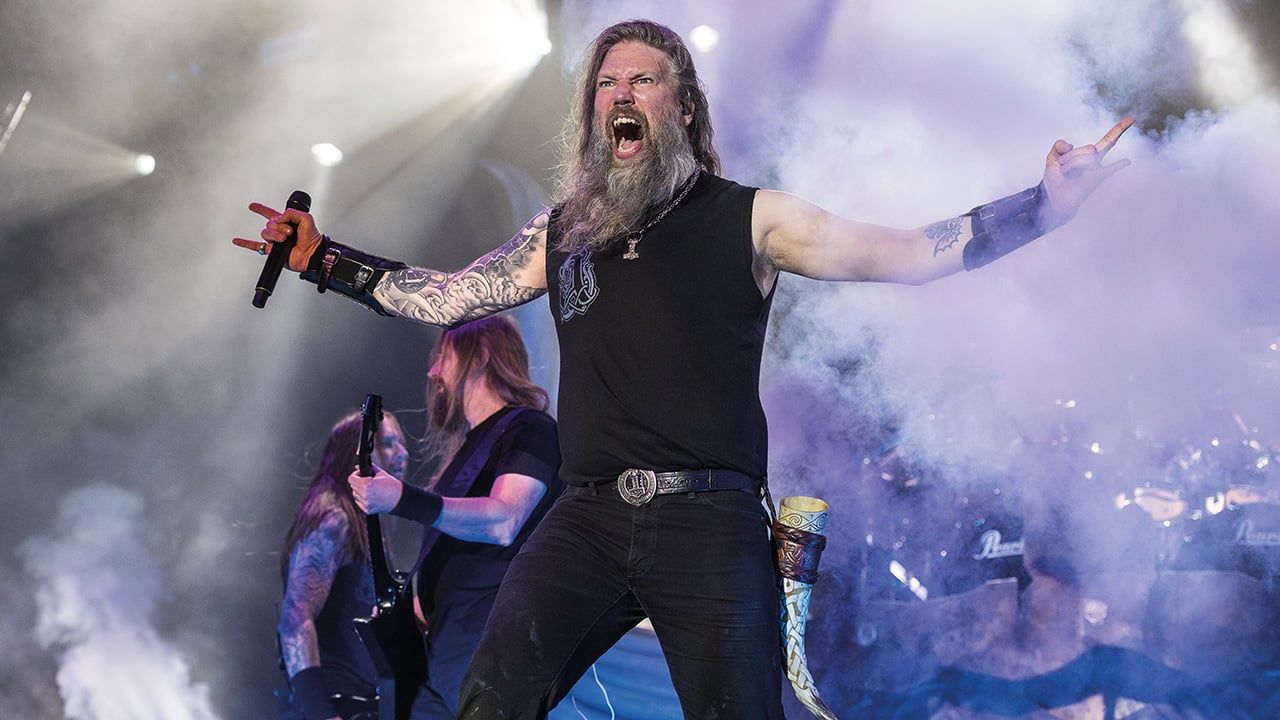 Cubierta de Amon Amarth The Pursuit of Vikings: 25 Years in the Eye of the Storm