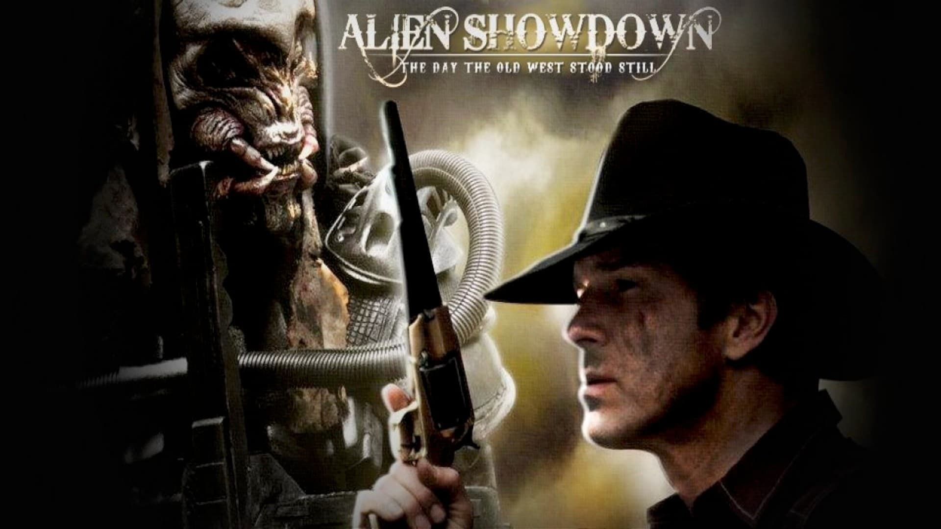 Cubierta de Alien Showdown: The Day the Old West Stood Still