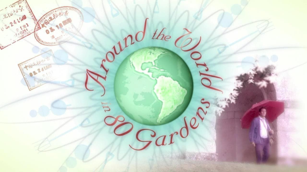 Cubierta de Around the World in 80 Gardens