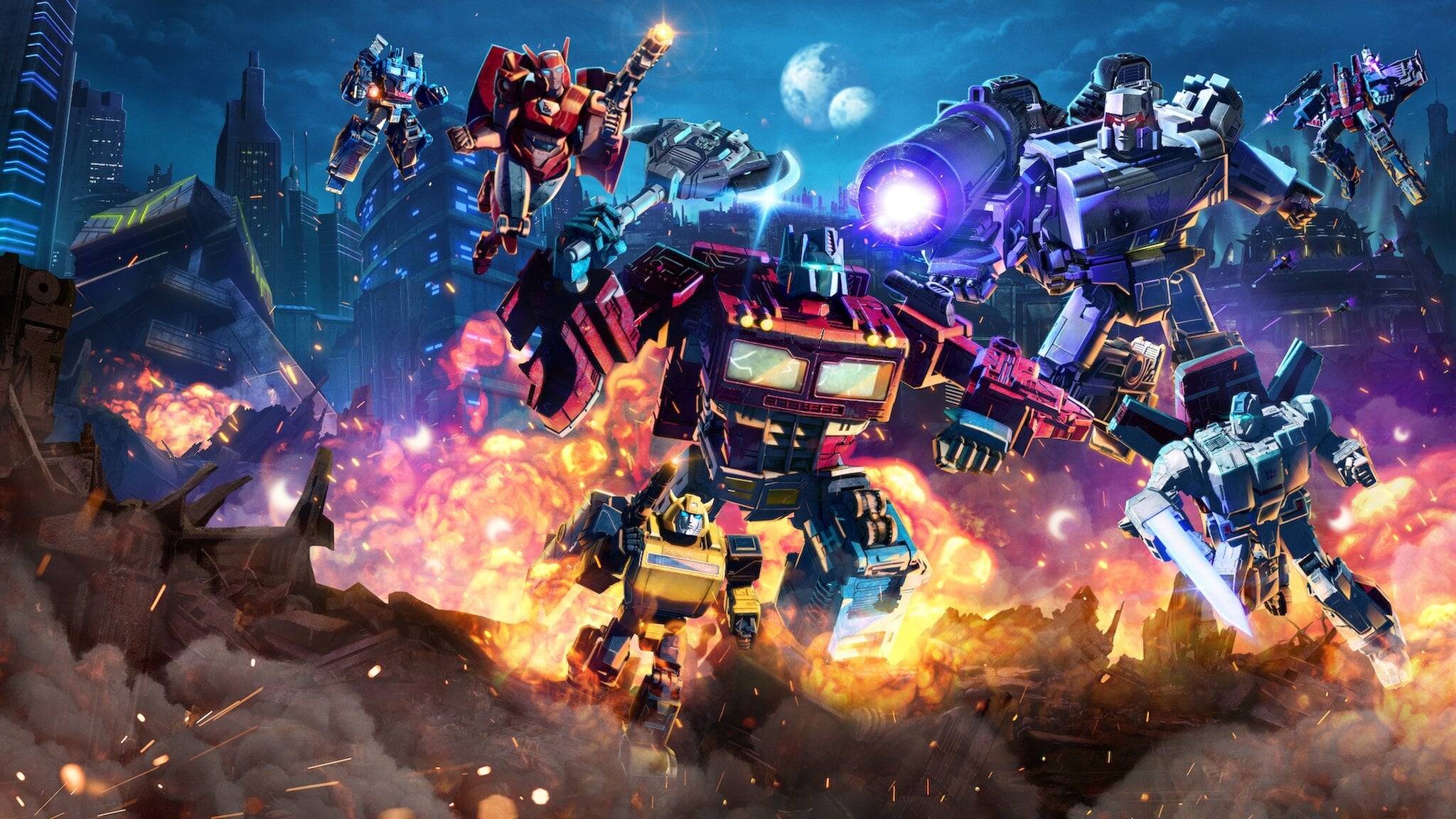 Cubierta de Transformers: Trilogía de la guerra por Cybertron