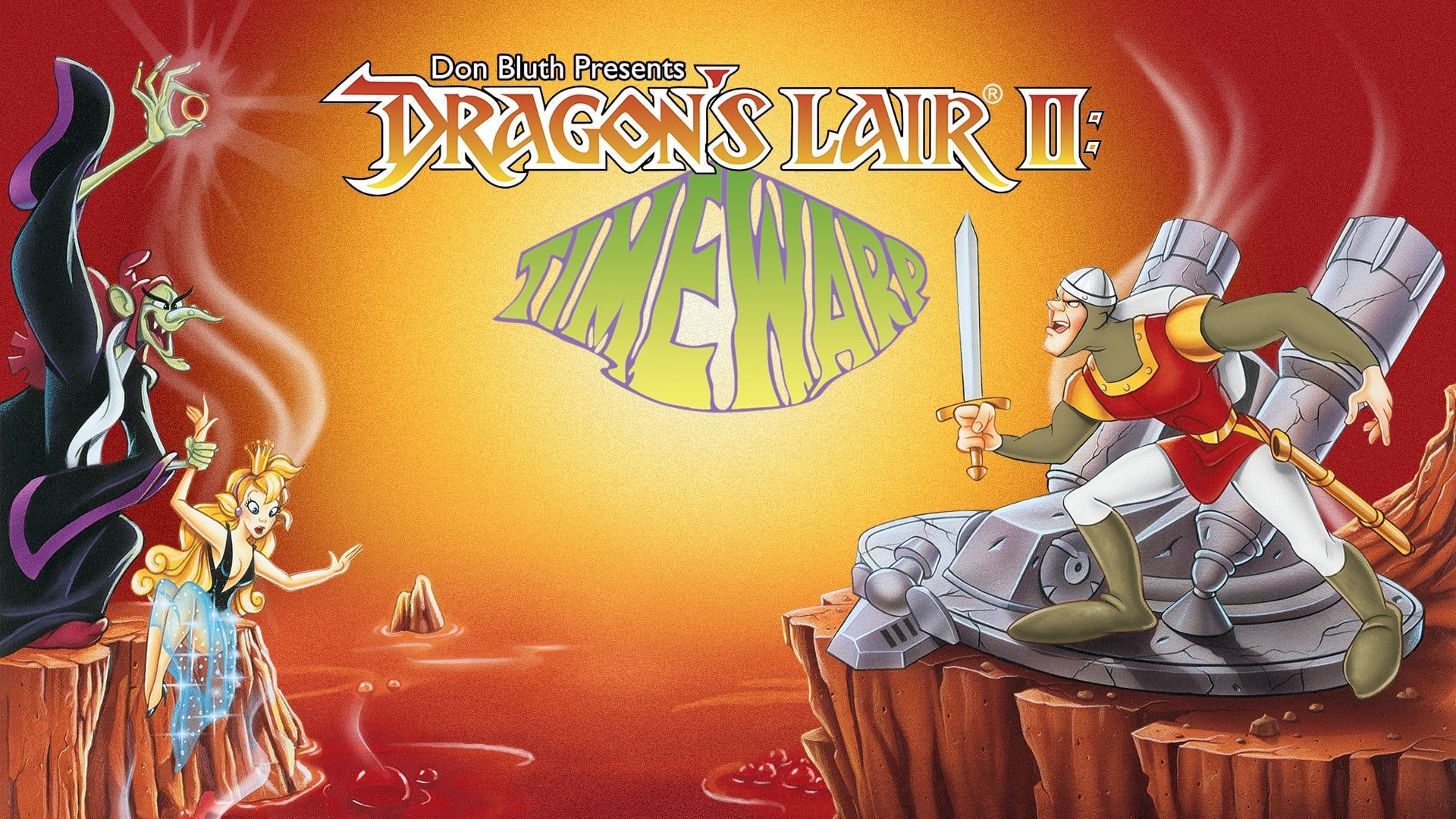 Cubierta de Dragon\'s Lair II: La máquina del tiempo