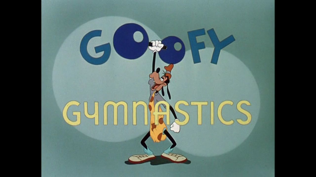 Cubierta de Goofy: Goofy gimnasta