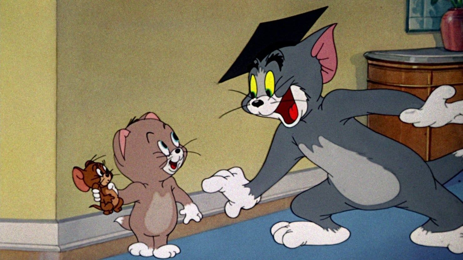 Cubierta de Tom y Jerry: El profesor Tom