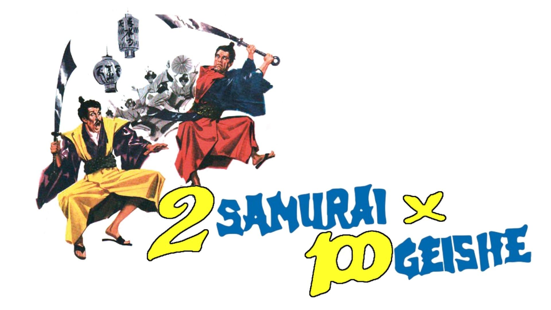 Cubierta de 2 samurai per 100 geishe