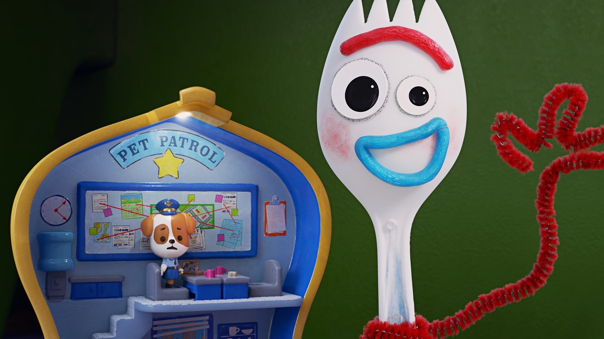 Cubierta de Forky hace una pregunta: ¿Qué es una mascota?