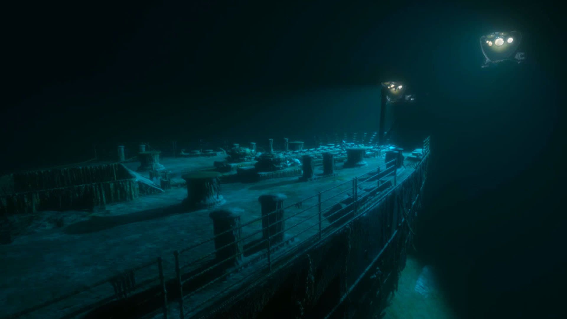 Cubierta de Titanic: 100 Years in 3D