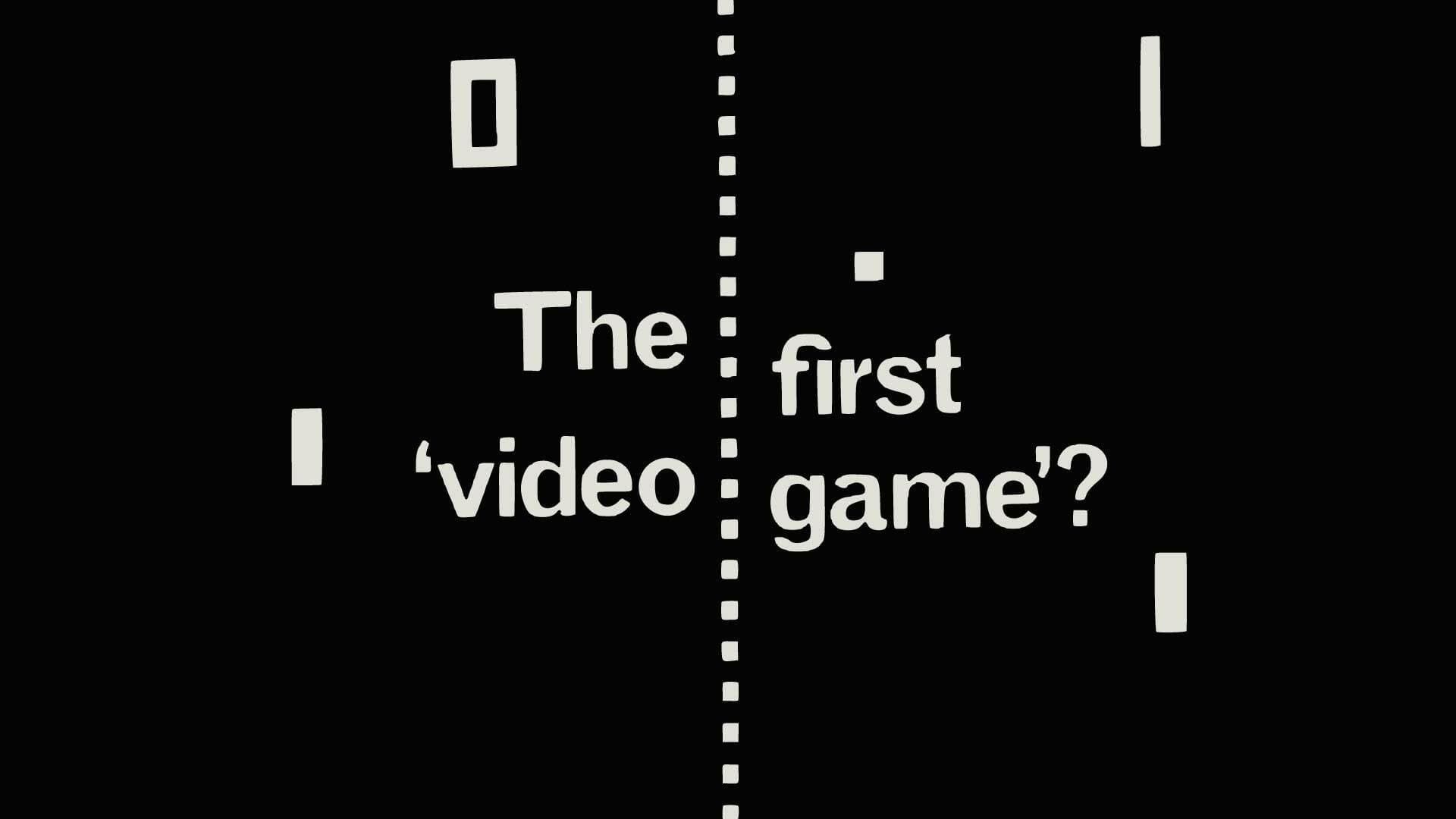 Cubierta de The First Video Game