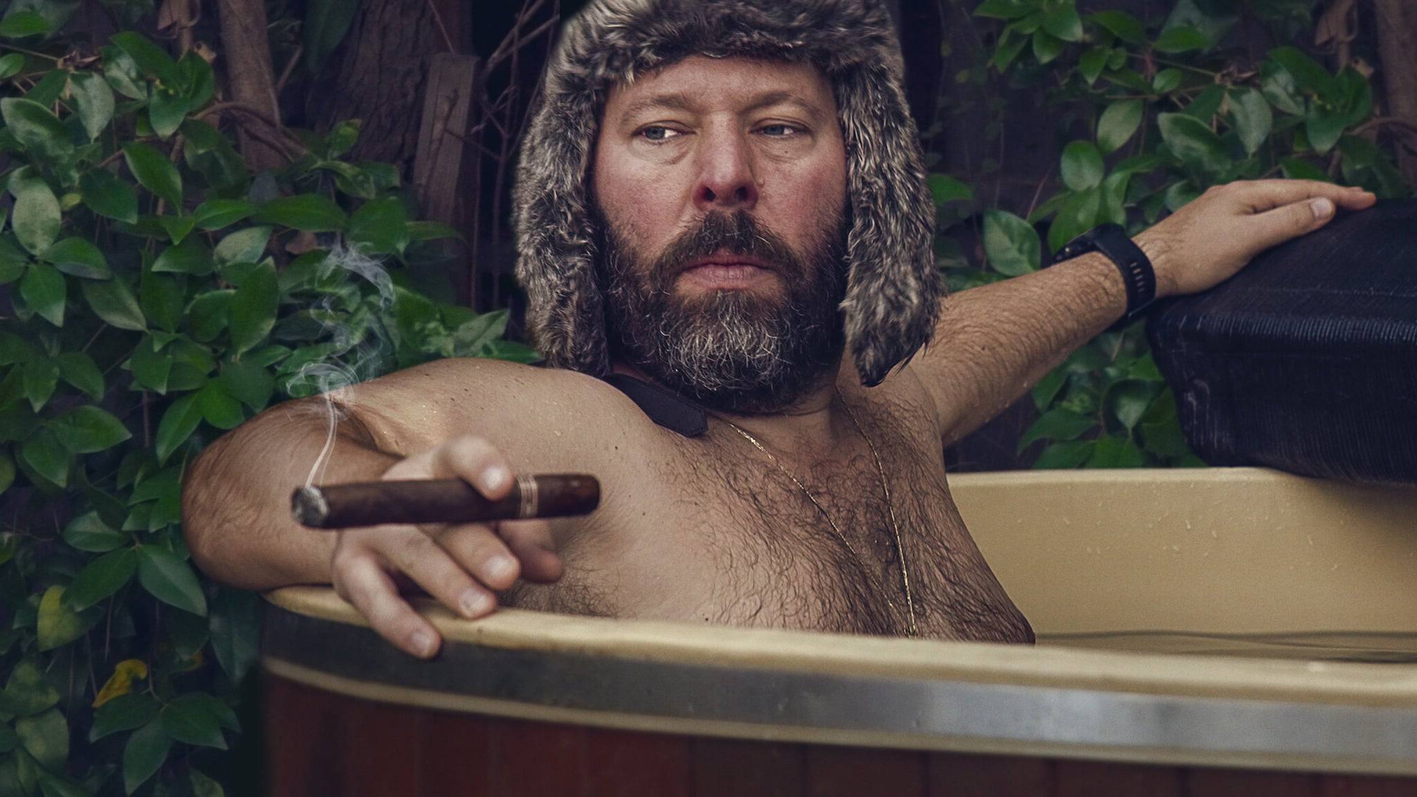 Cubierta de En la cabaña con Bert Kreischer