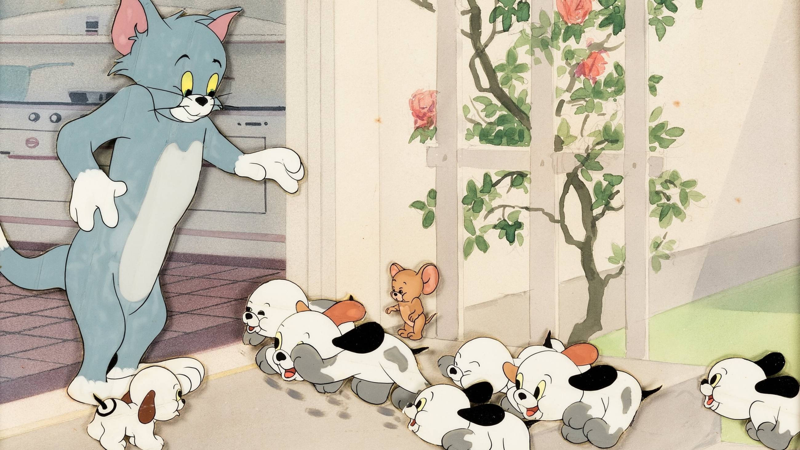 Cubierta de Tom y Jerry: Historia de un cachorro