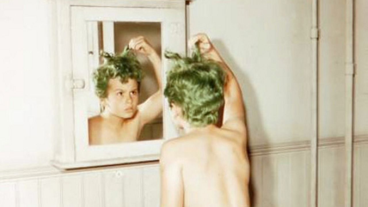 Cubierta de El muchacho de los cabellos verdes