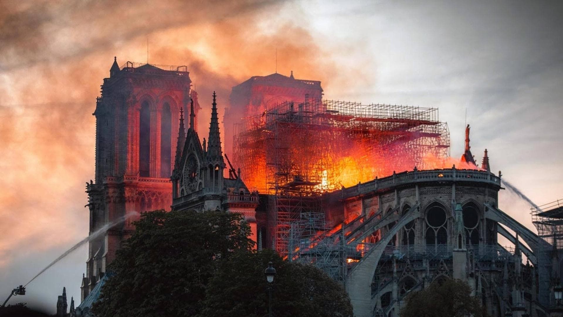 Cubierta de Arde Notre Dame