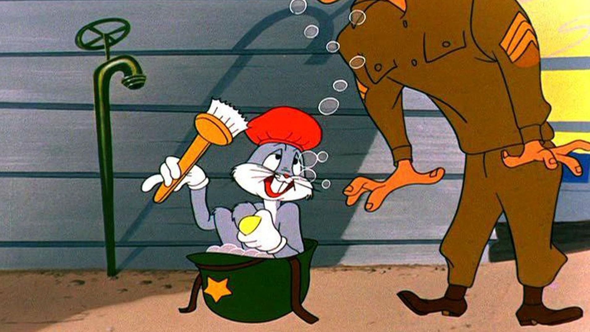 Cubierta de Bugs Bunny: El conejo cadete