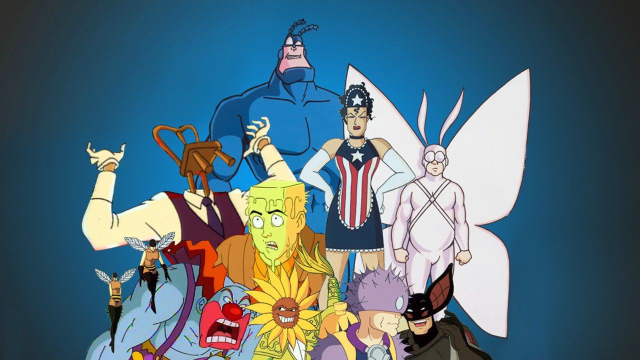 Cubierta de The Tick: la serie animada