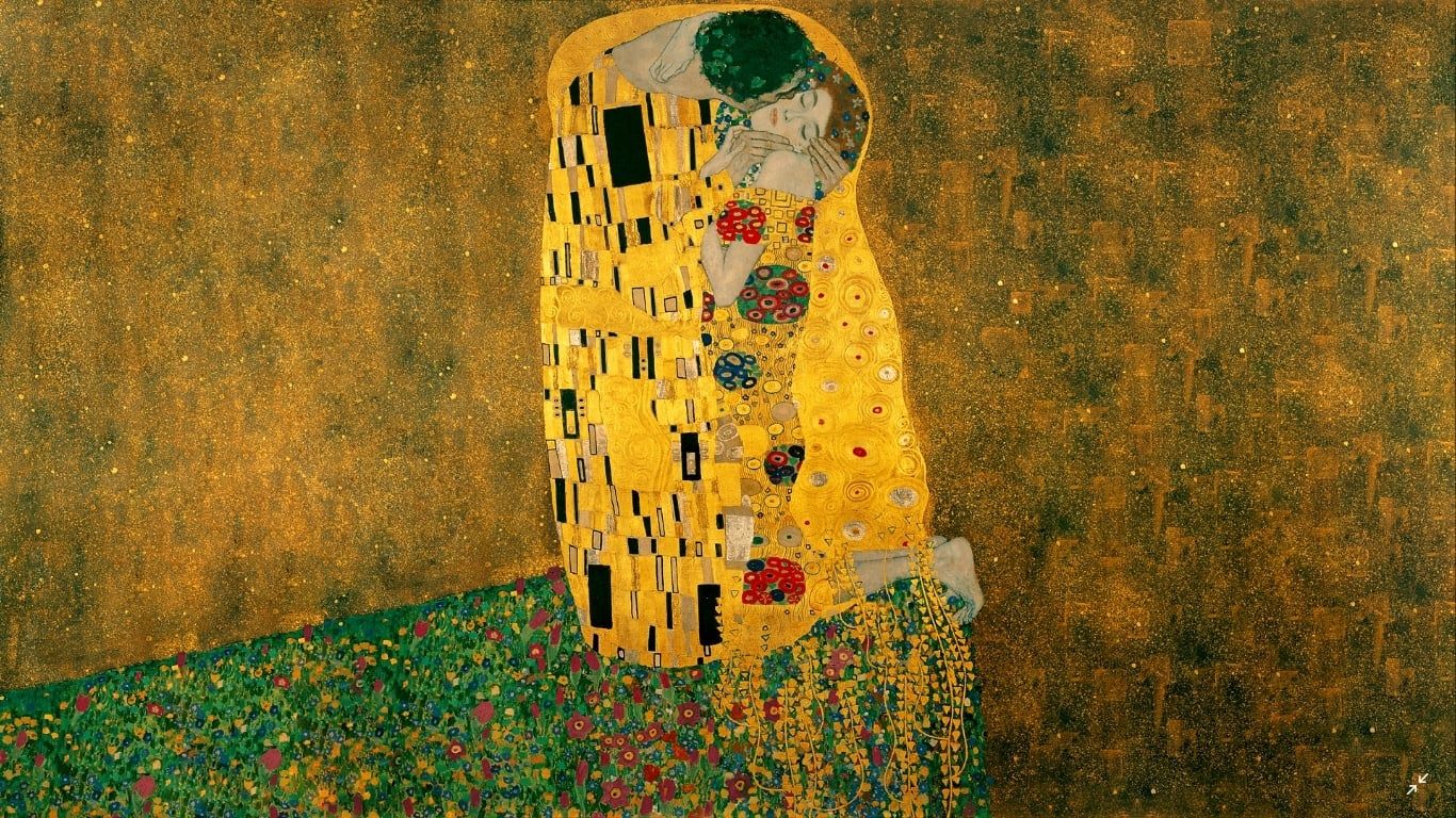 Cubierta de Klimt y Schiele, Eros y Psyche