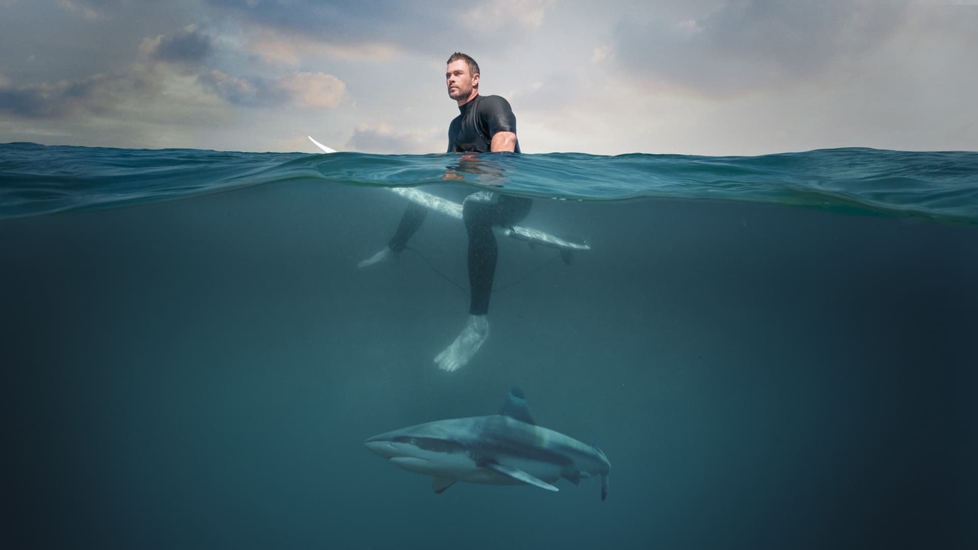Cubierta de Chris Hemsworth: La playa de los tiburones