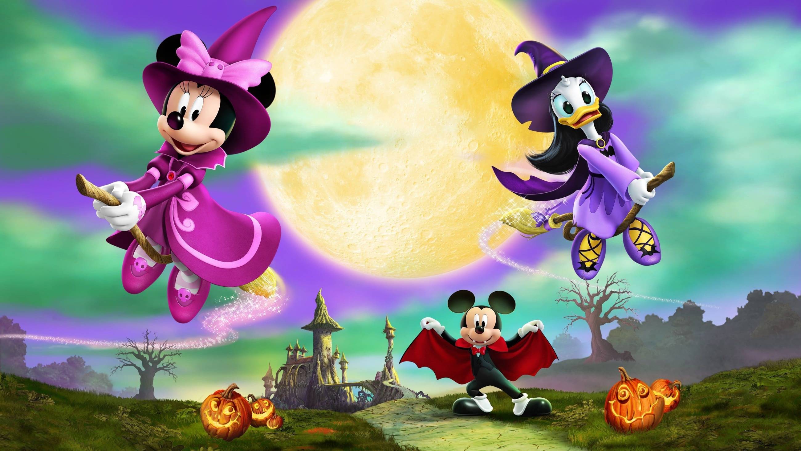Cubierta de Mickey y las dos brujas