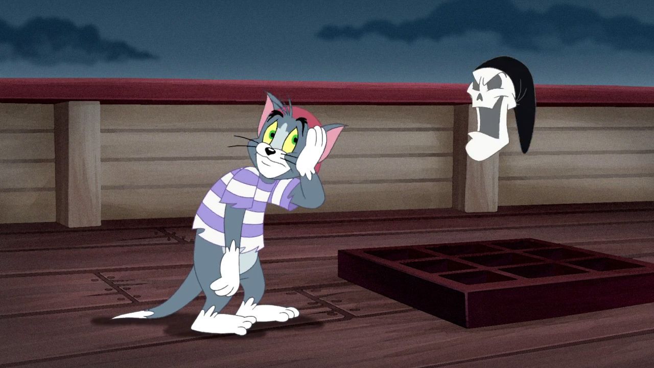 Cubierta de Tom y Jerry y el tesoro del galeón pirata