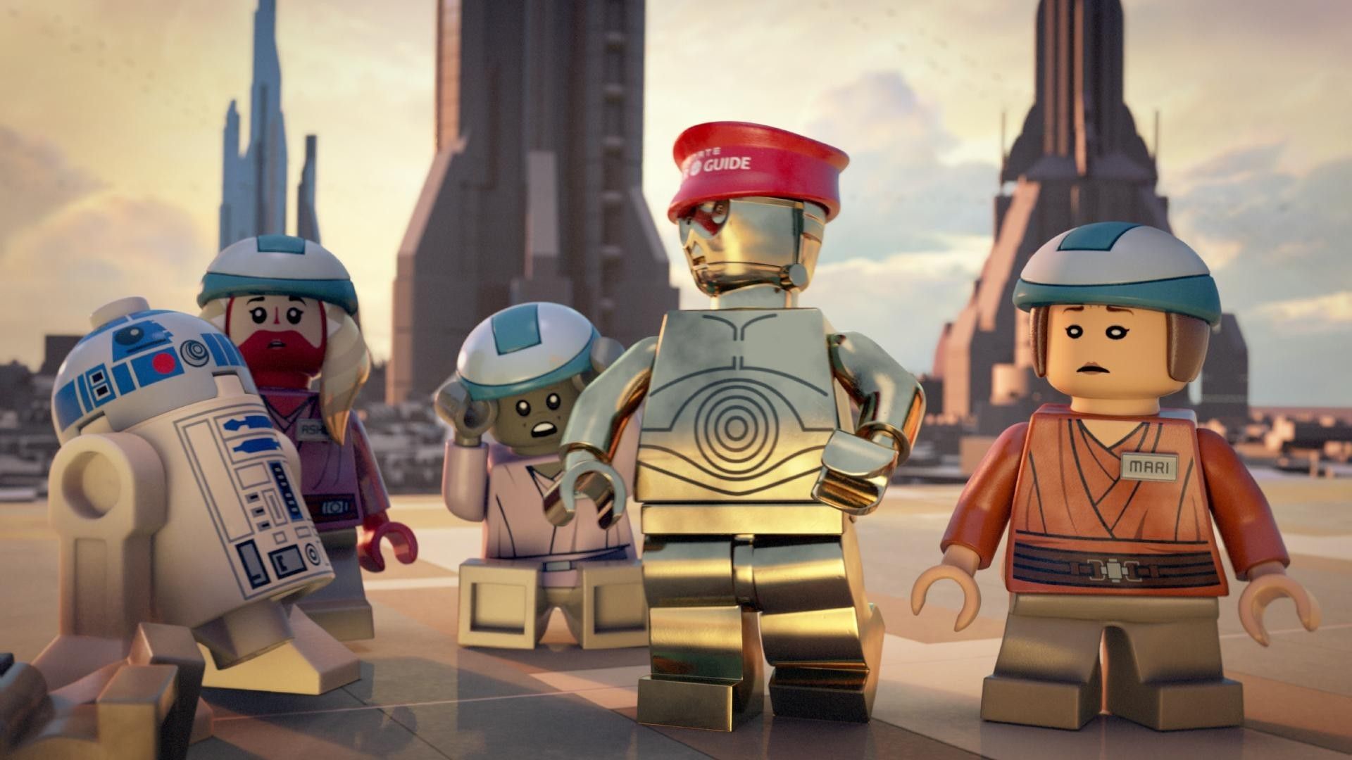 Cubierta de Lego Star Wars: La Amenaza Padawan