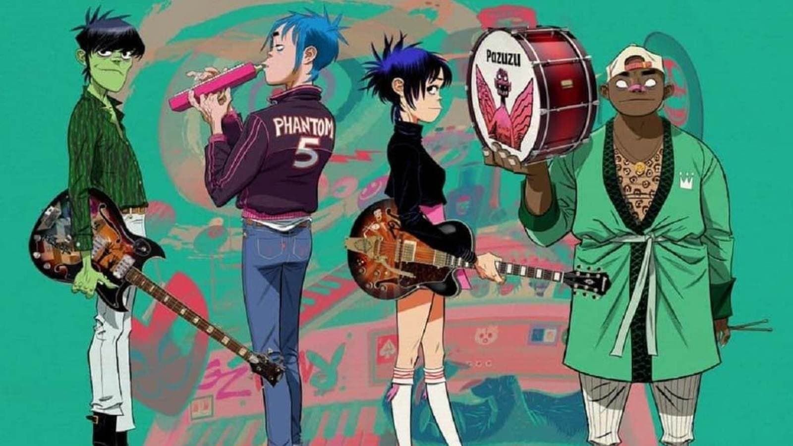 Cubierta de Gorillaz: Song Machine Live From Kong