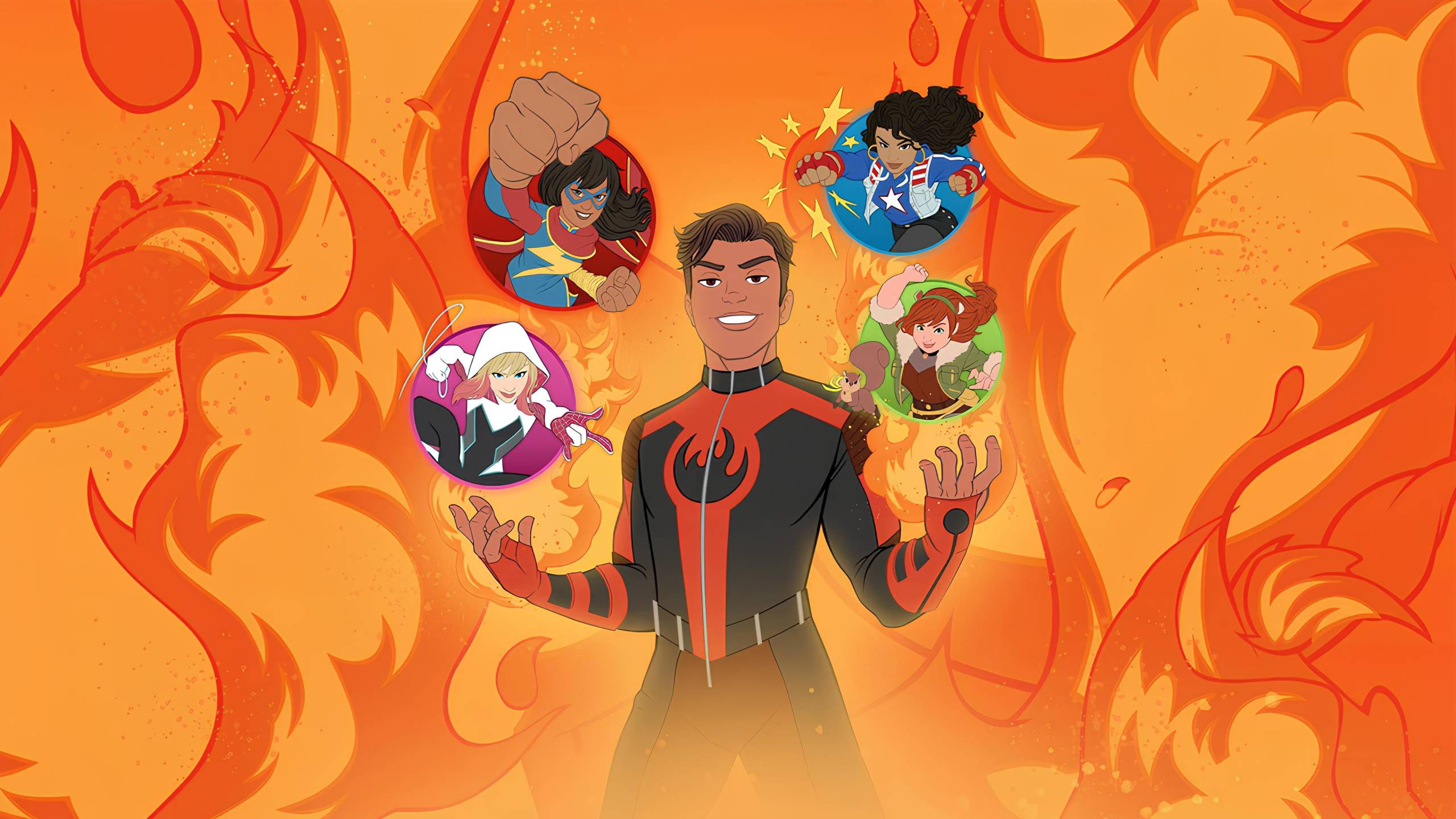 Cubierta de Marvel Rising: Playing with Fire