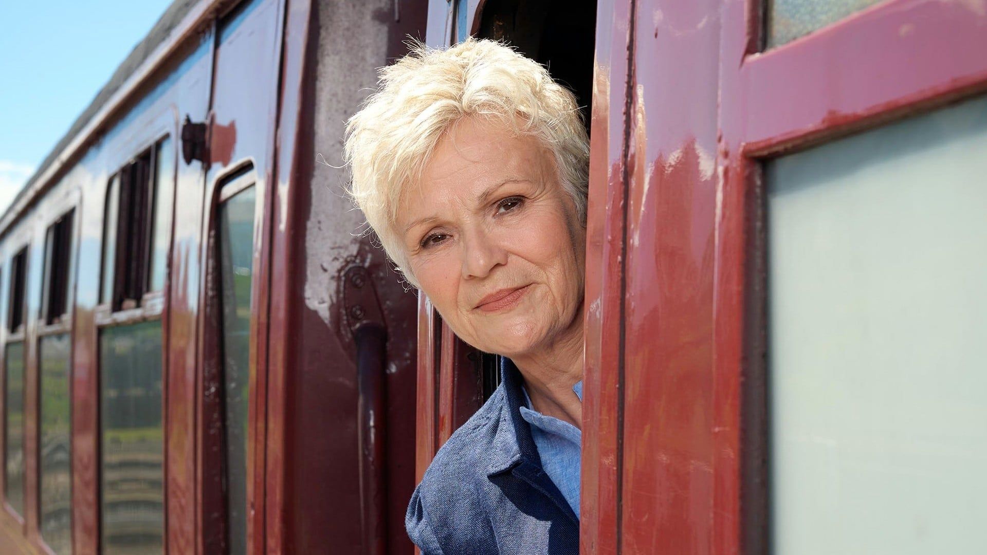 Cubierta de Los ferrocarriles costeros con Julie Walters