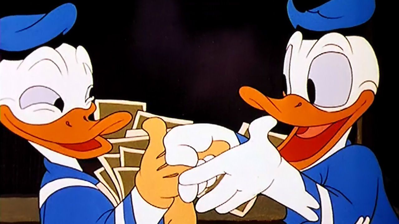 Cubierta de Pato Donald: El problema doble de Donald