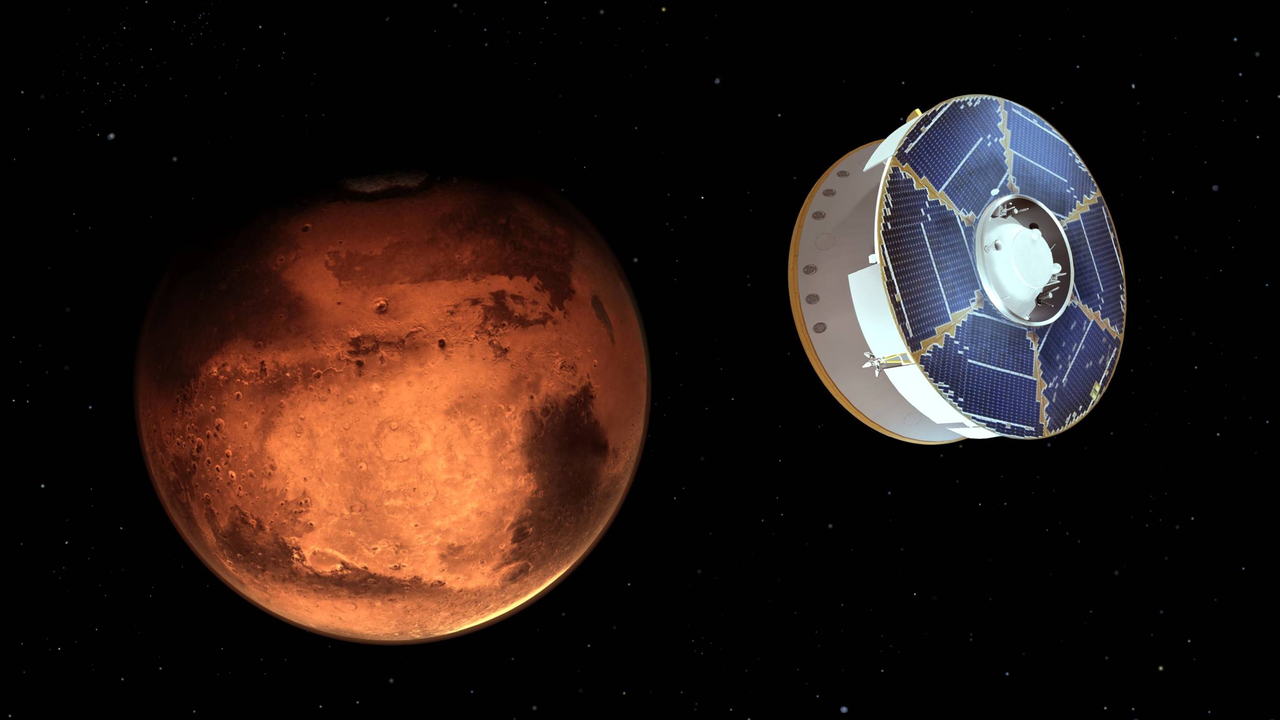 Cubierta de Buscando vida en Marte