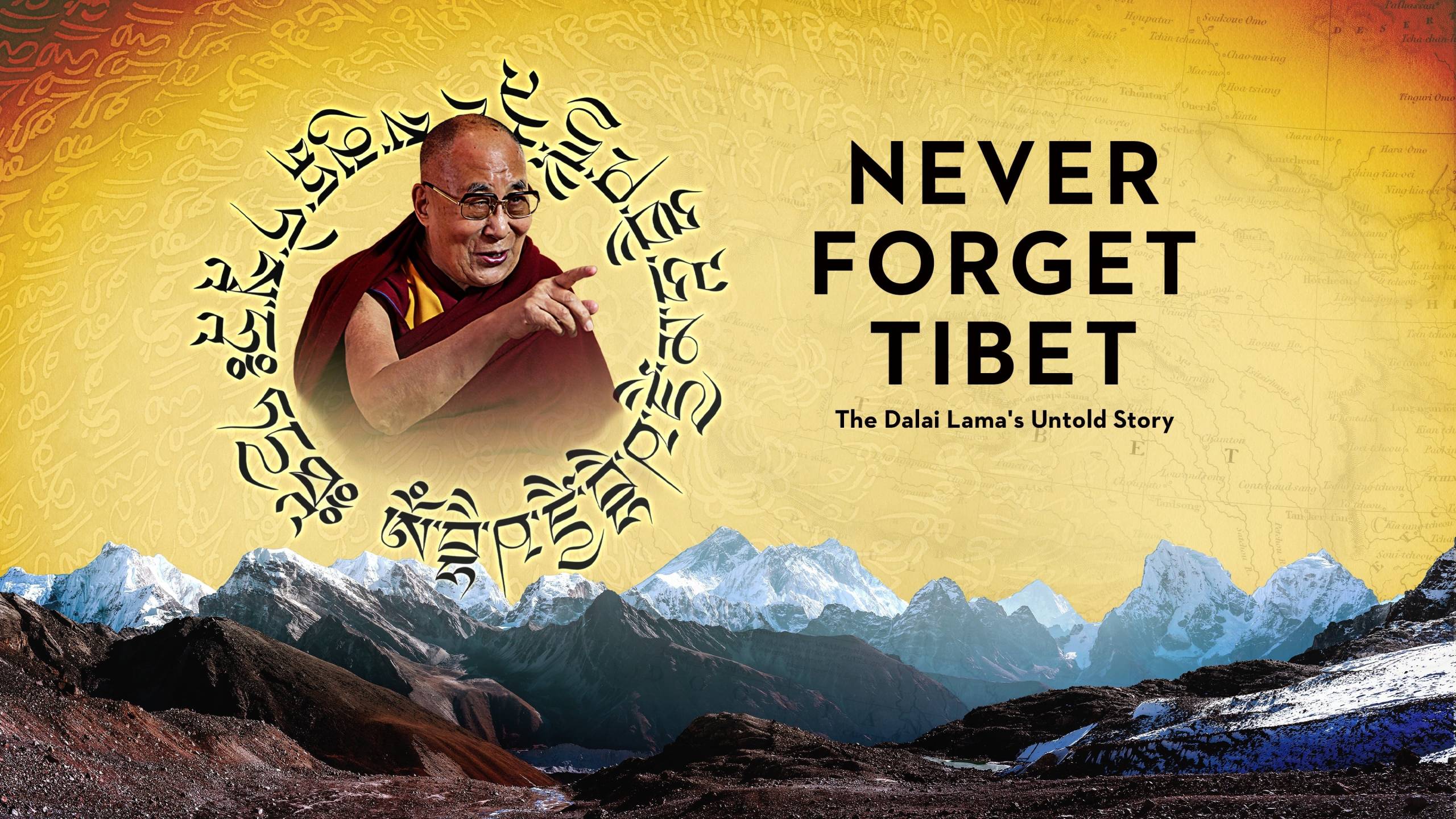 Cubierta de Never Forget Tibet