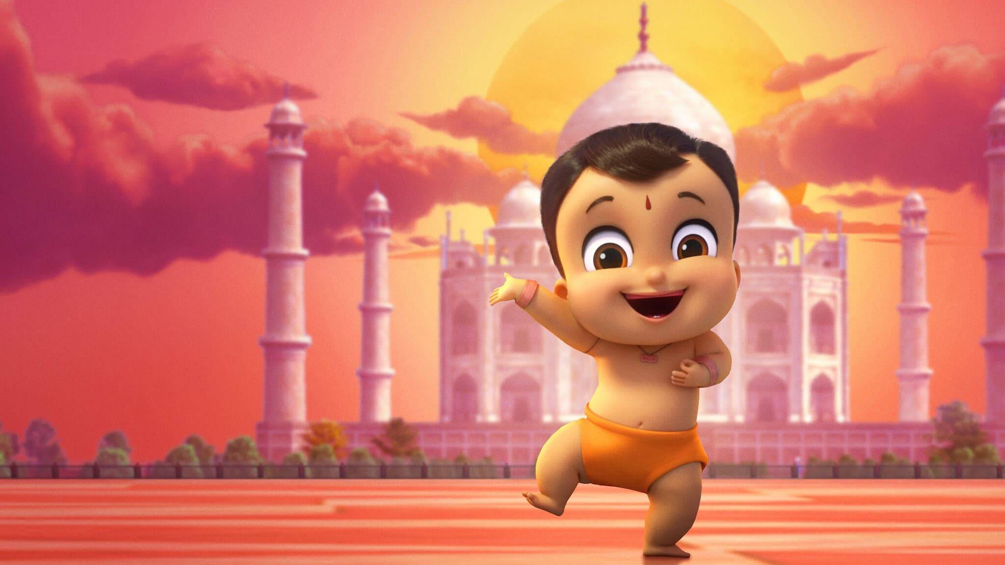 Cubierta de El pequeño Bheem: Yo amo el Taj Mahal