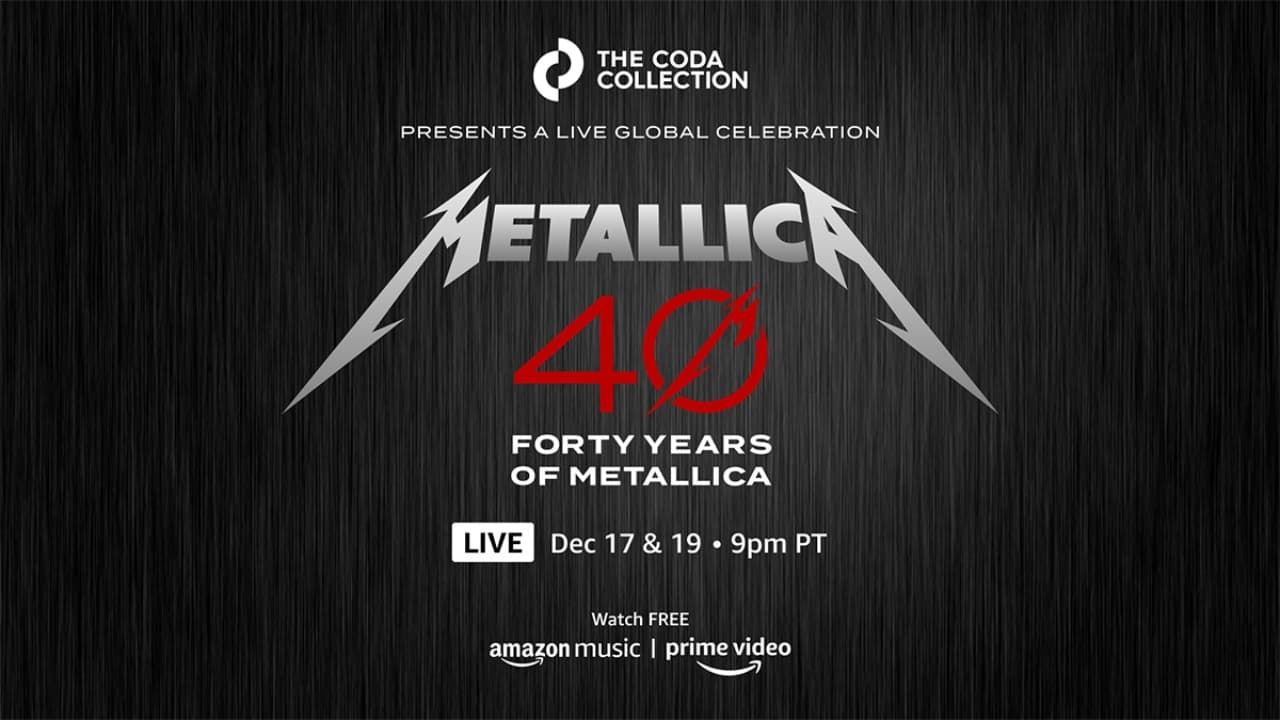 Cubierta de Metallica 40th Anniversary Live