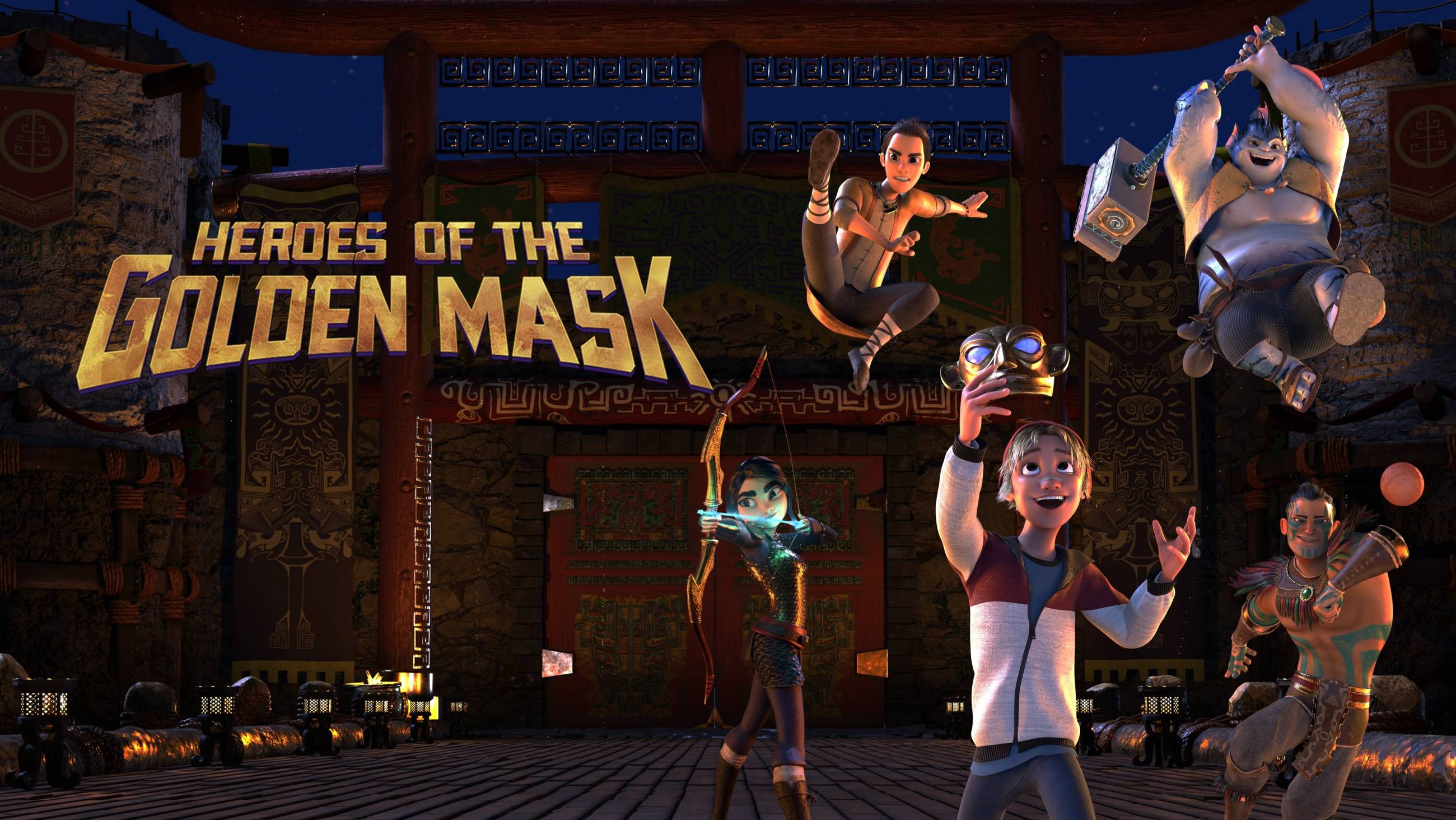 Cubierta de Heroes of the Golden Masks