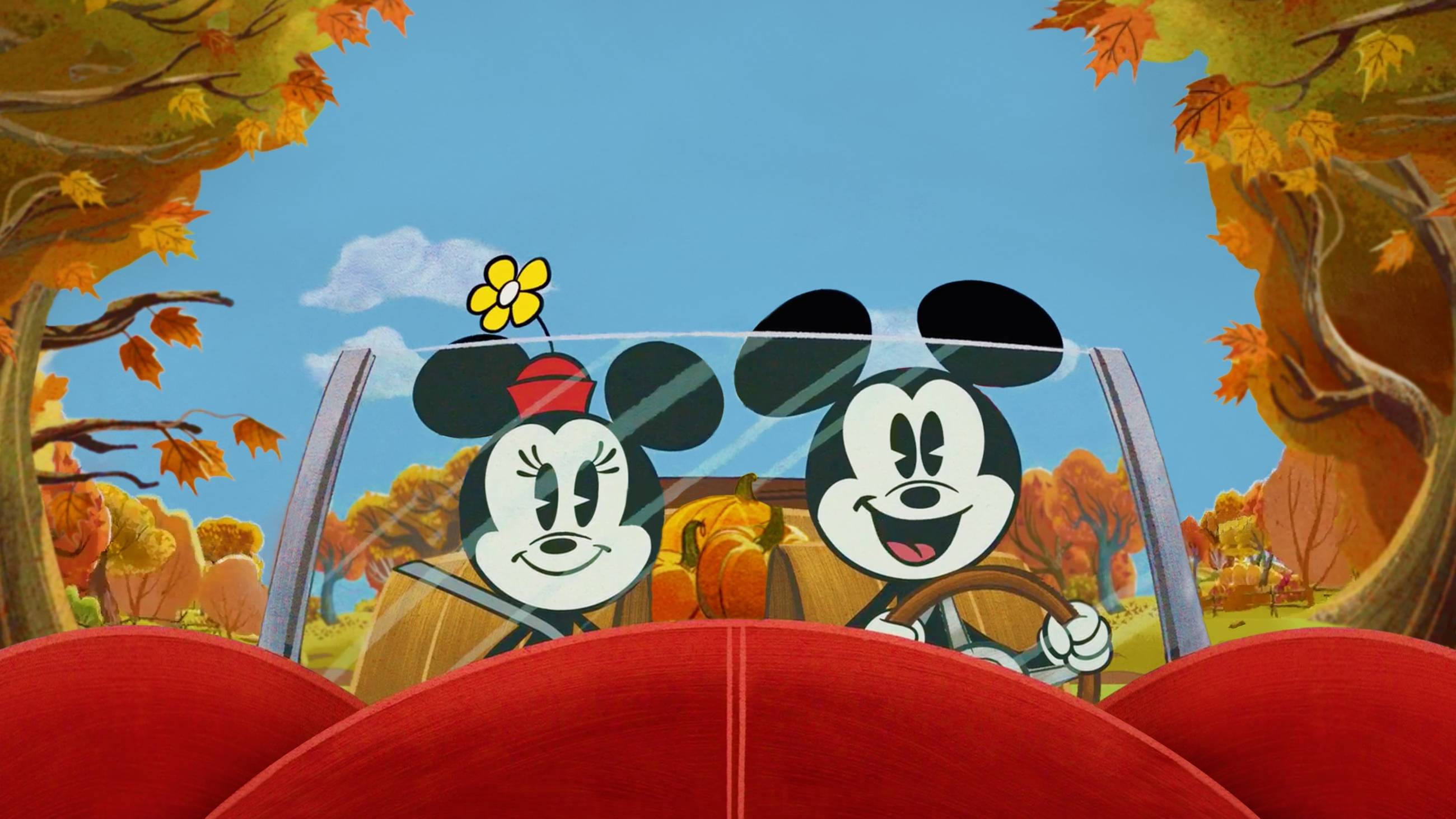 Cubierta de El maravilloso otoño de Mickey Mouse