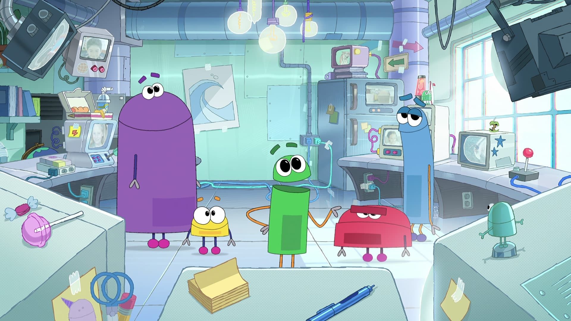 Cubierta de Los Storybots responden