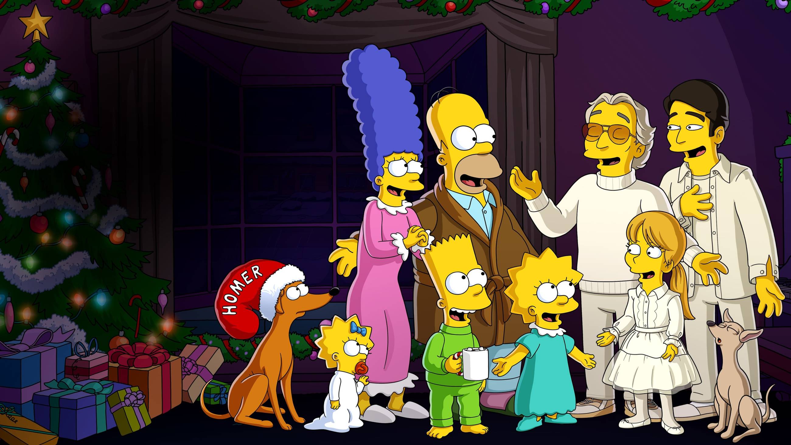 Cubierta de Los Simpson conocen a los Bocelli en Feliz Navidad