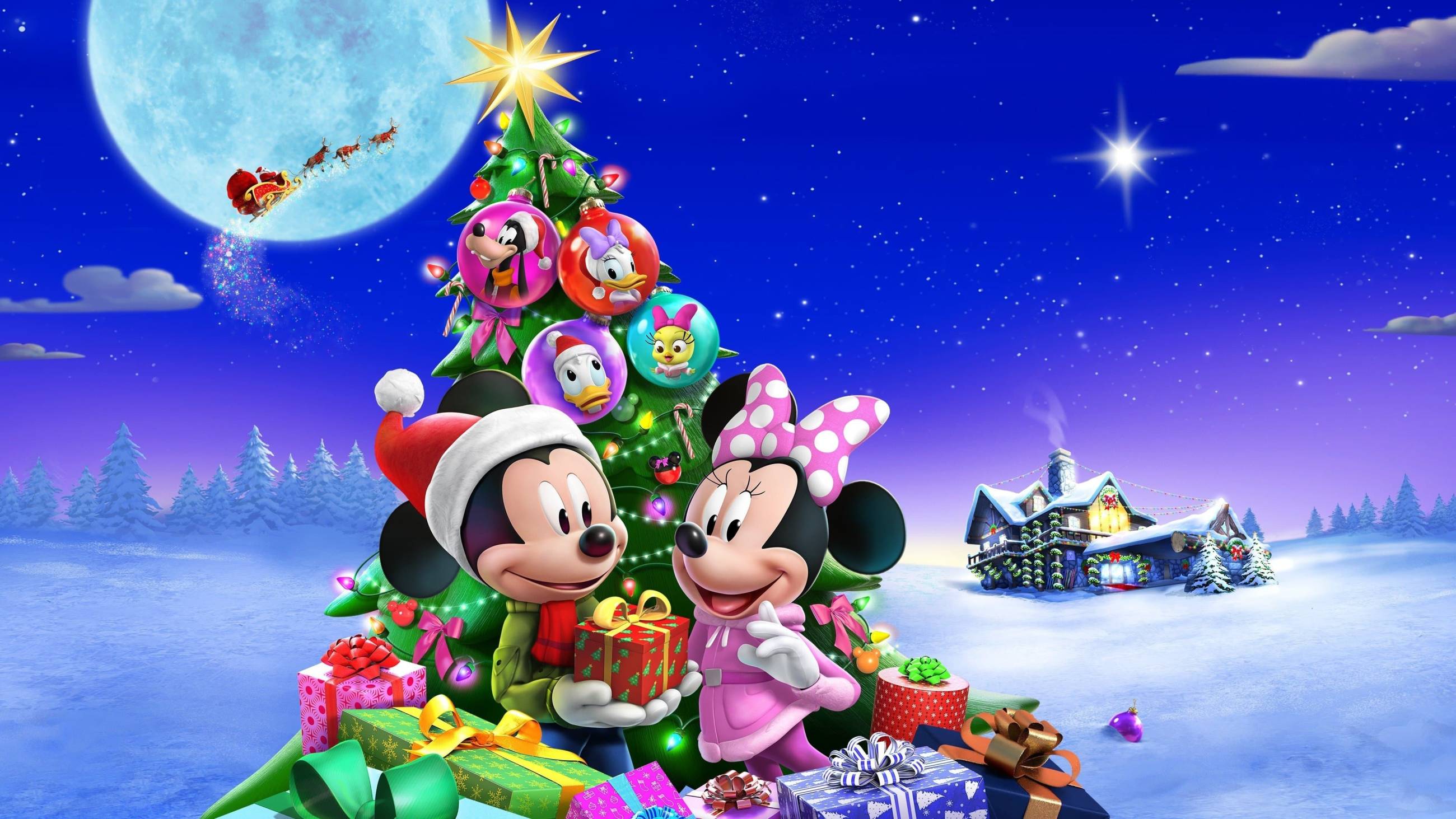 Cubierta de Mickey y Minnie y el deseo de Navidad