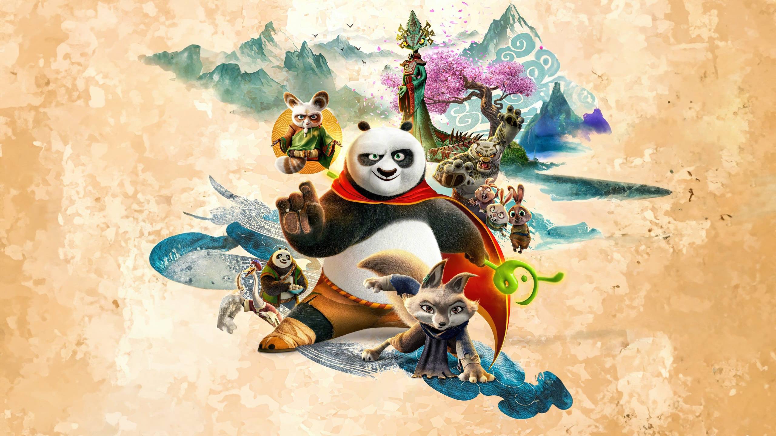 Cubierta de Kung Fu Panda 4